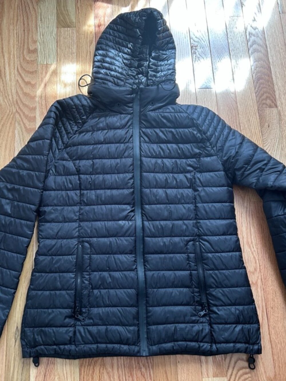 Pajar Canada Women's Lightweight Hooded Puffer Jacket - Black - Size XL